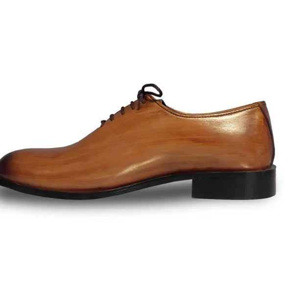 Bashwood Handmade Brown Leather Oxford Shoes